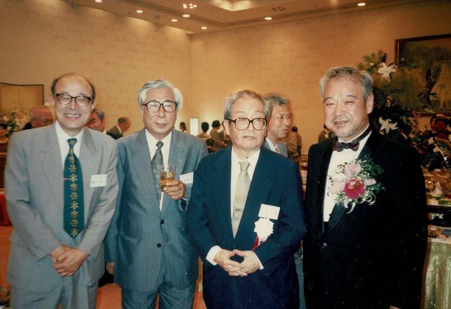 石毛直道先生（民博館長就任記念パーティー．1997）2